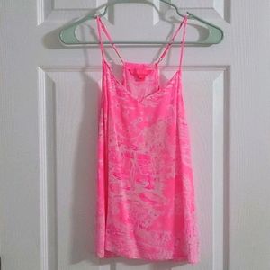 Rare Print** 💖 Lily silk top